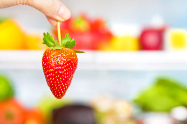 healthy strawberries
